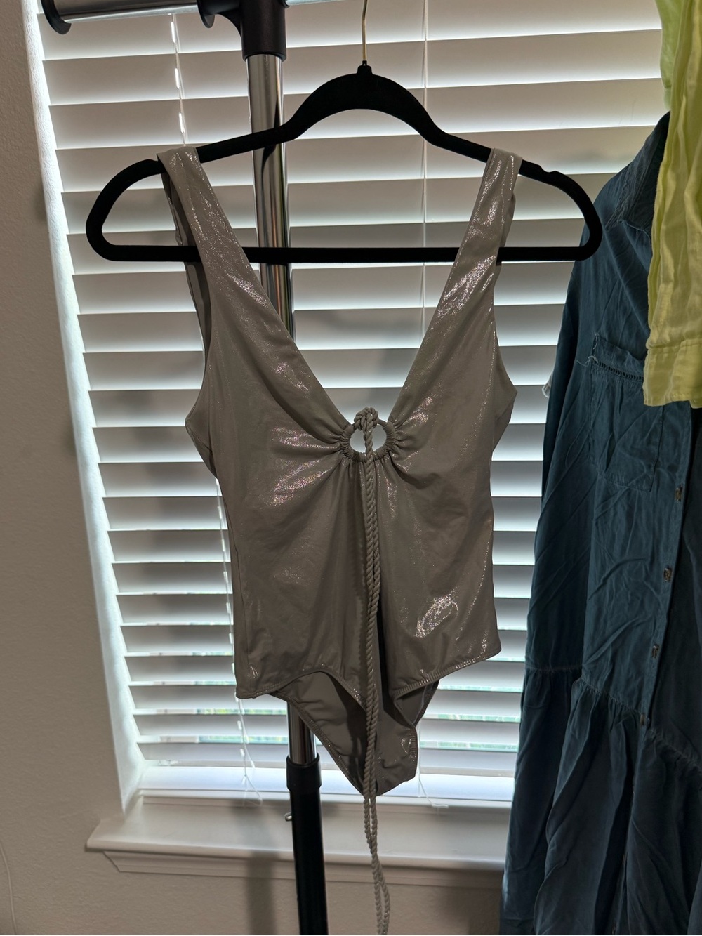 Farm Rio Paia Metallic one piece swimsuit